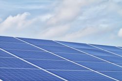 Placas solares de cerca